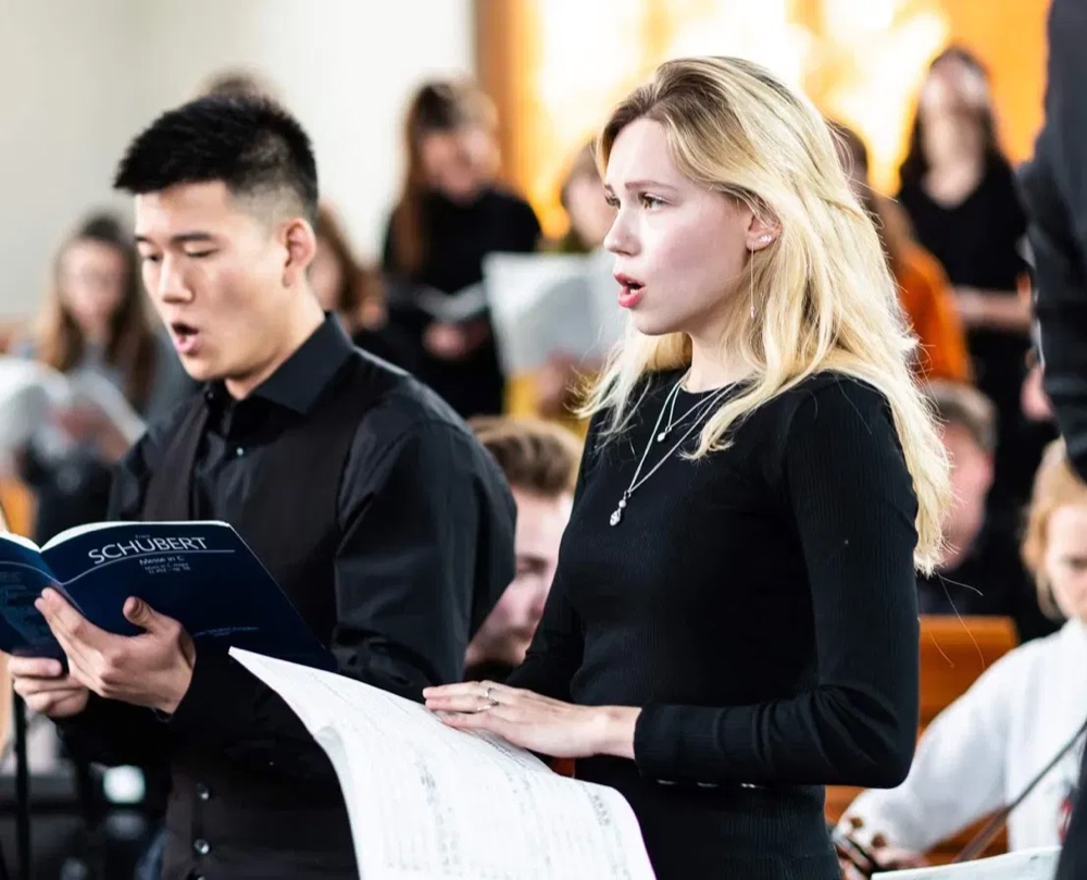 Concert performance, solo passage